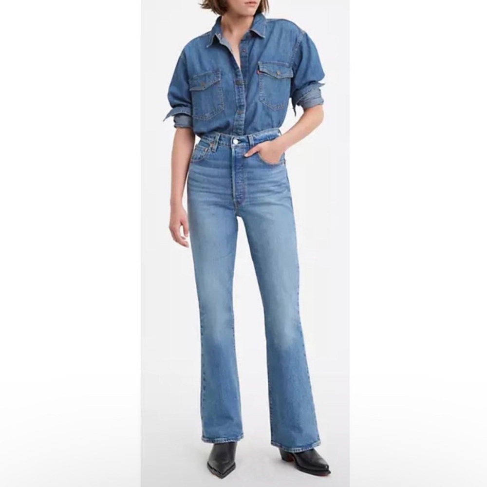 Levi’s Ribcage Full Length Flare Jeans
